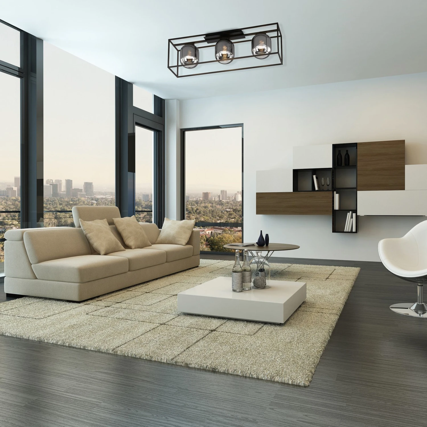 Plafonnier Regi, Ã Trois Lampes - Image 4