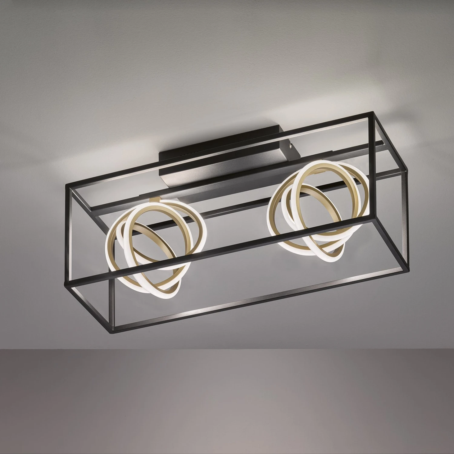 Plafonnier LED Gisi, CCT, Ã Deux Lampes - Image 2