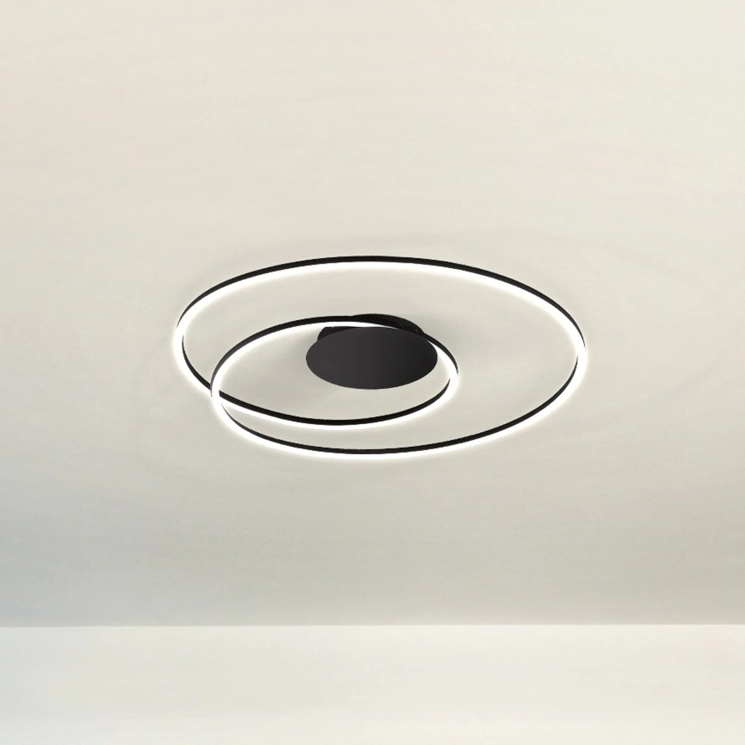 Plafonnier LED Holy Ø 68 cm Noir Sable