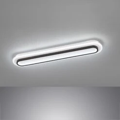 Plafonnier LED Blithe, 80x15Â cm