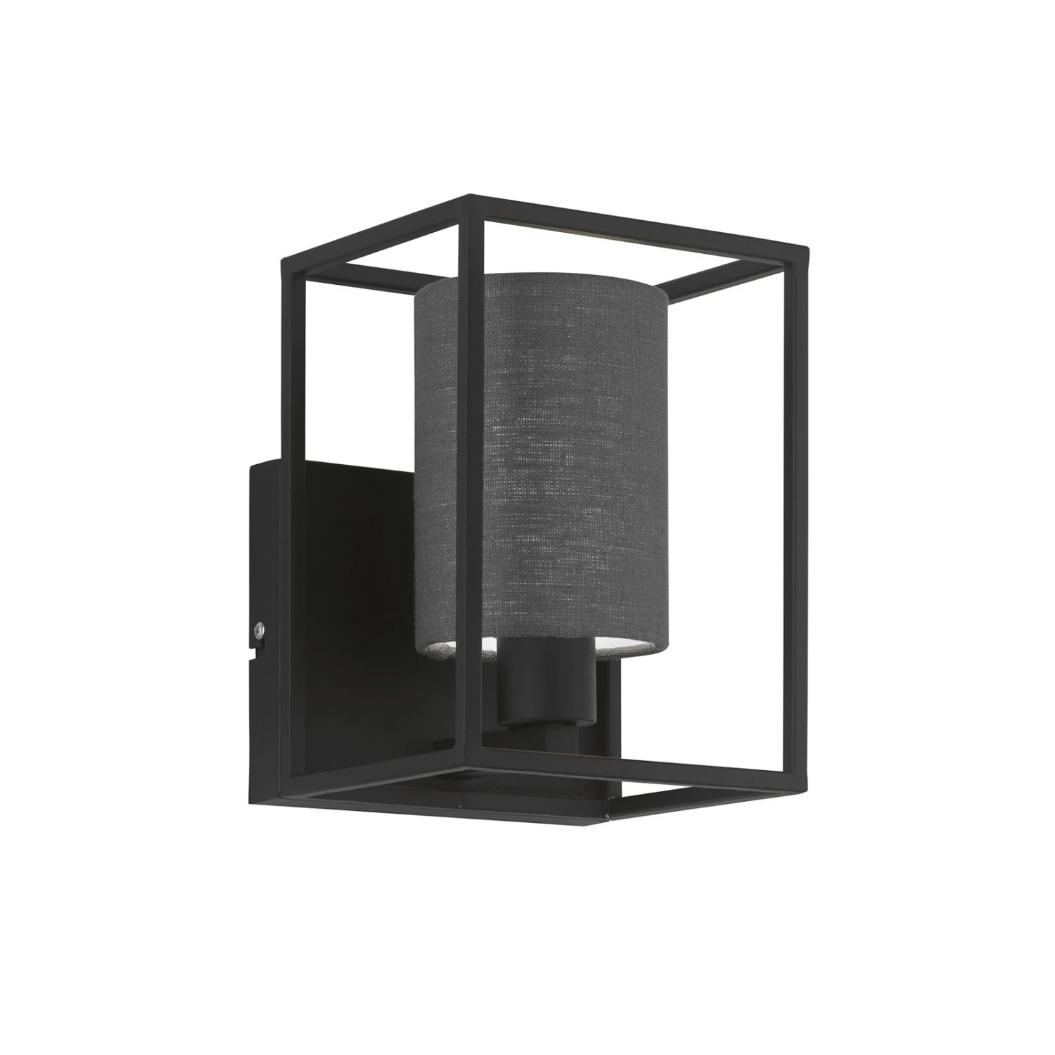 Applique Gilli Avec Abat-jour En Tissu Gris