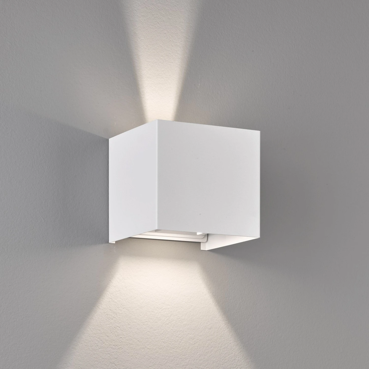 Applique D’extérieur LED Wall, Cubique, Blanche