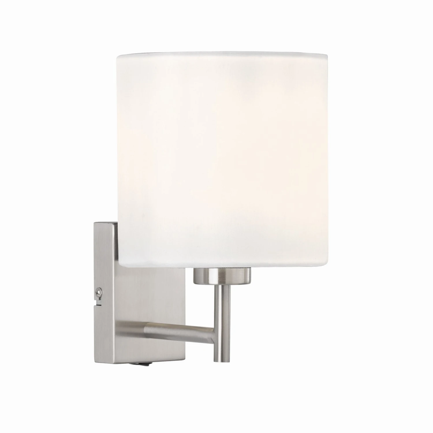 Applique Dreamer, Abat-jour Chintz Blanc, Nickel