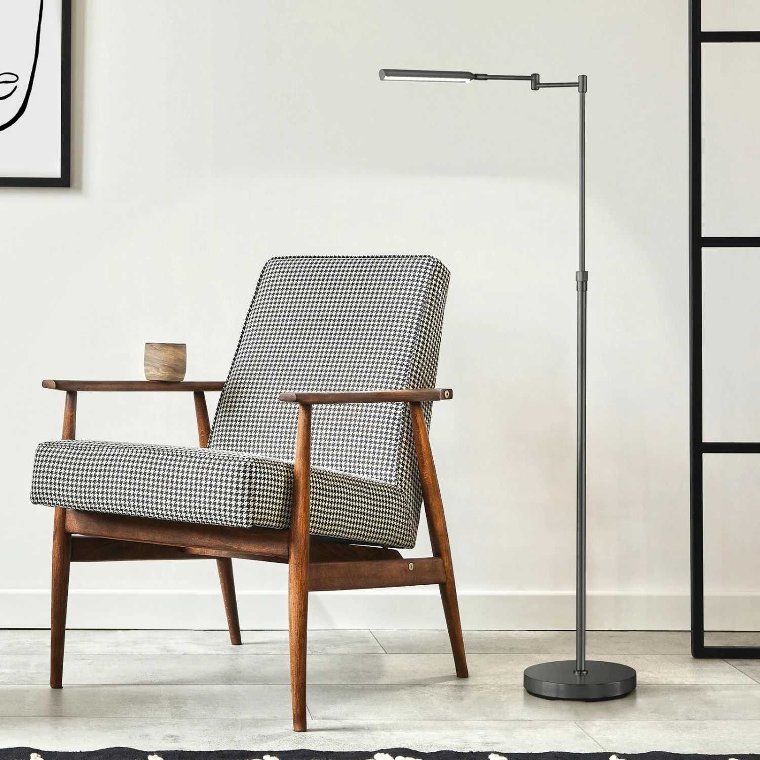 Lampadaire LED Nami Avec Variateur Pied, CCT, Noir - Image 2