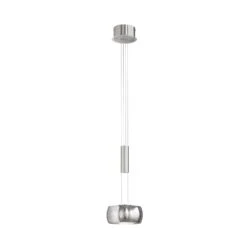 Suspension LED Colette, à 1 Lampe, Chromée/nickel