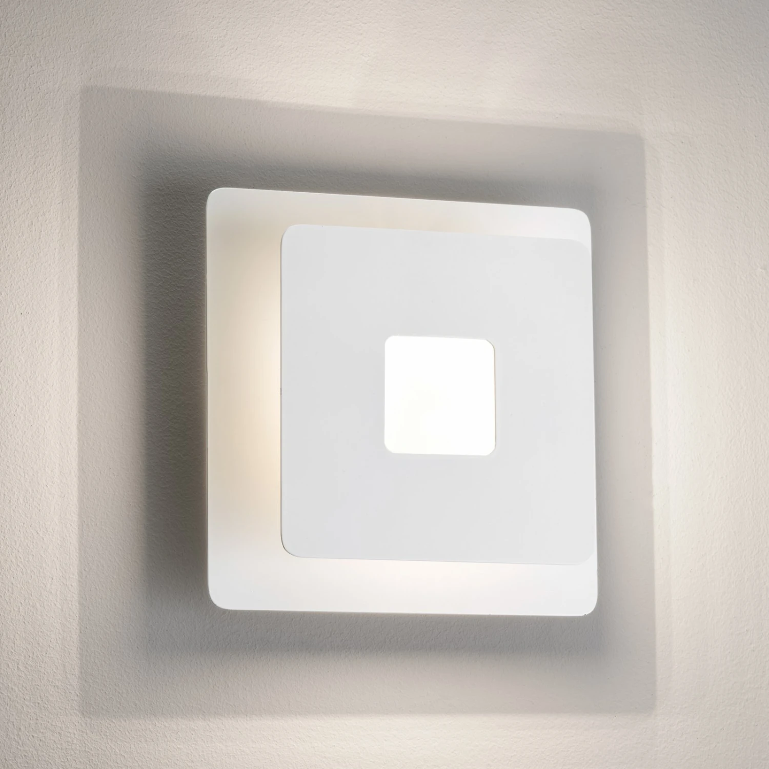 Applique LED Hennes, 18x18Â cm, Blanche - Image 3