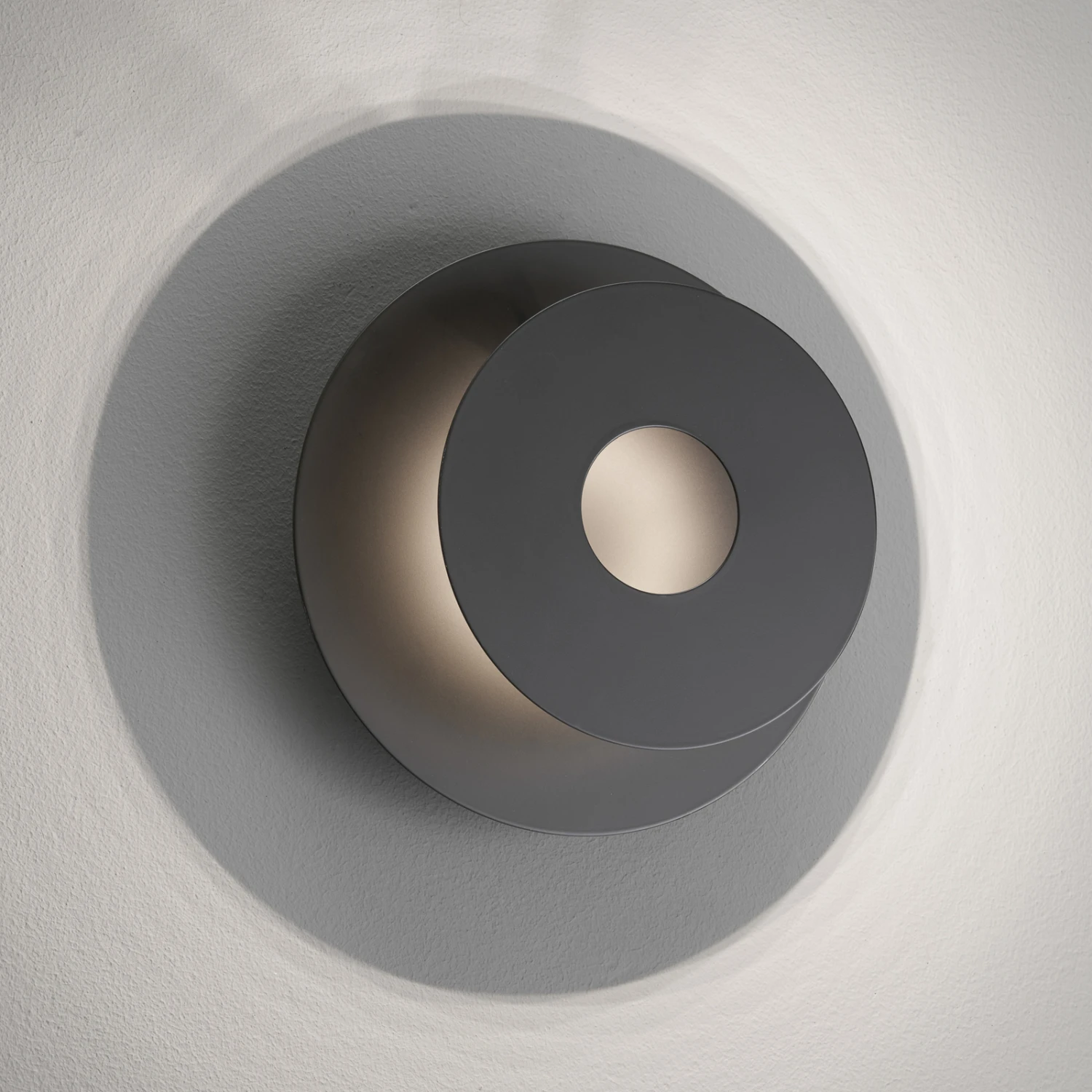 Applique LED Hennes, Ø 18 cm, Noire - Image 3