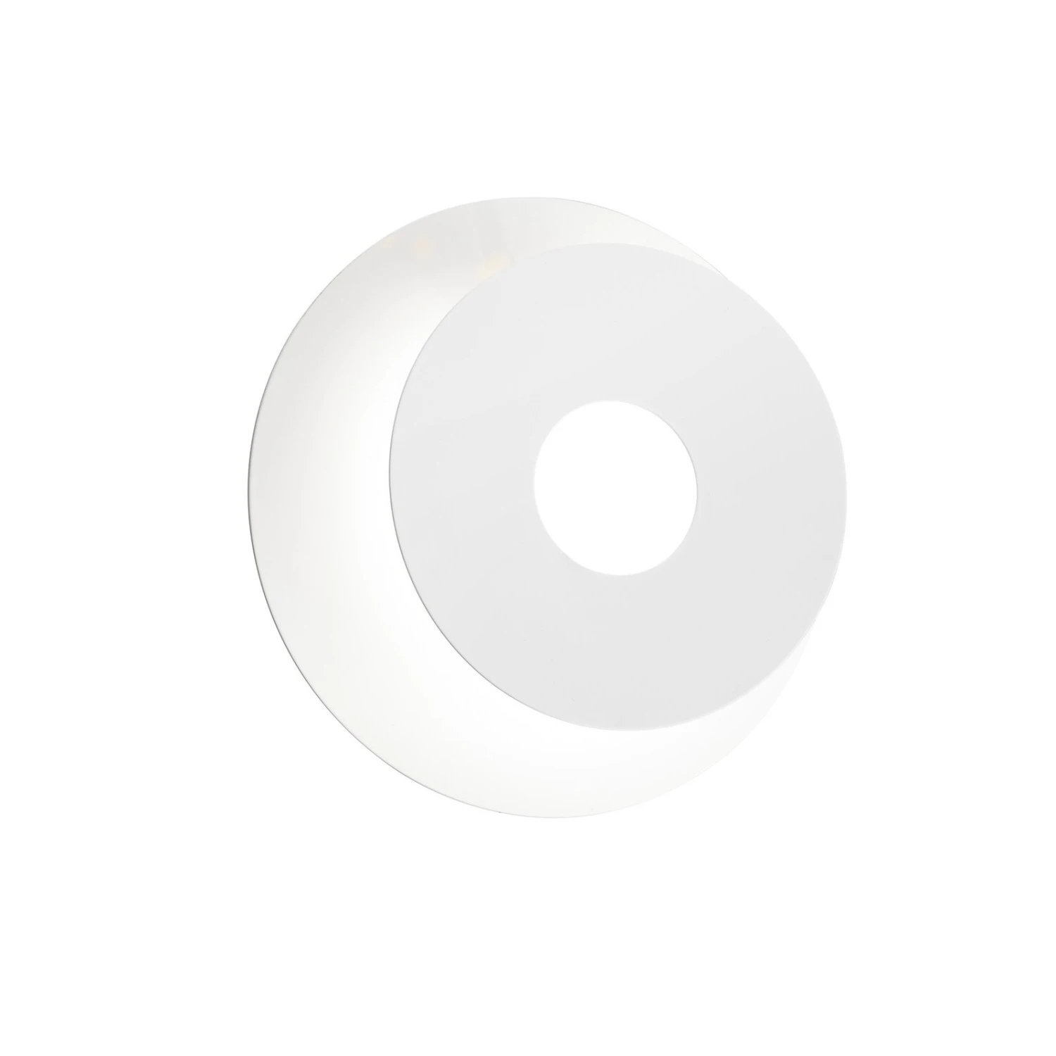 Applique LED Hennes, Ø 18 cm, Blanche