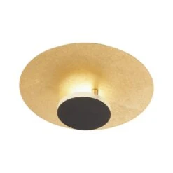 Plafonnier LED Planet Indirect Ø 30 cm Doré/noir