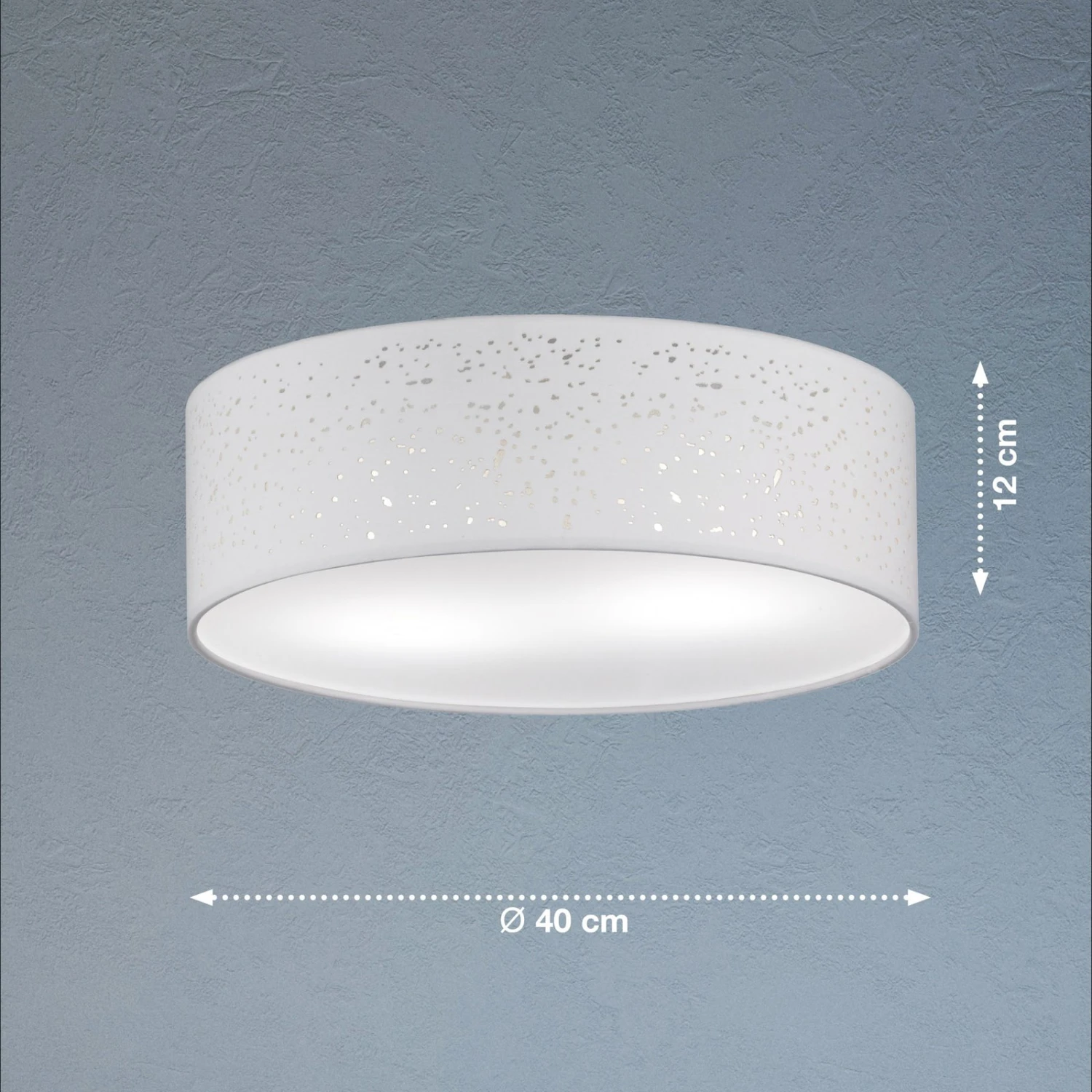 Plafonnier Thor, Ø 40 cm, Blanc - Image 9