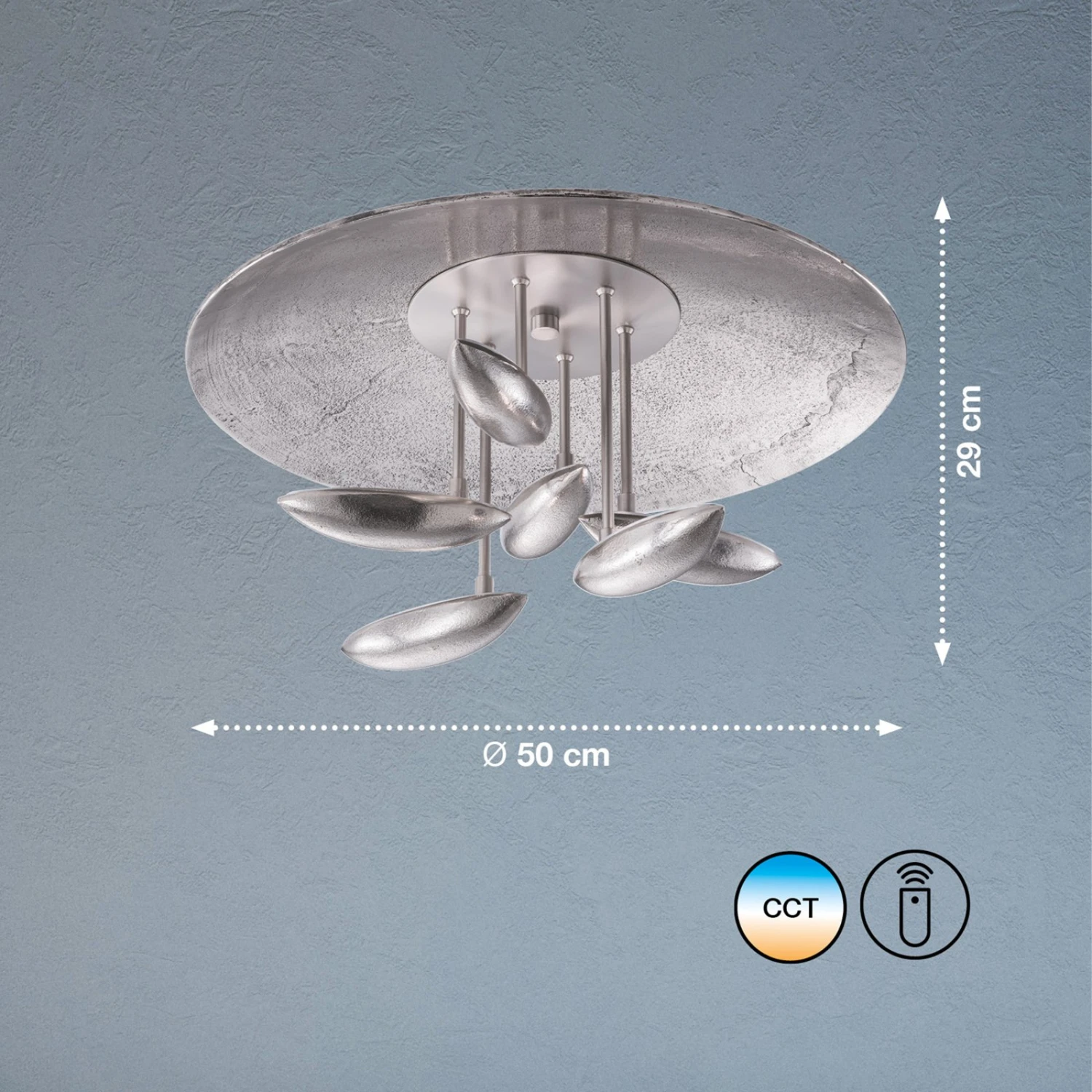 Plafonnier LED Forla Couleur Réglable Ø 50 cm - Image 10