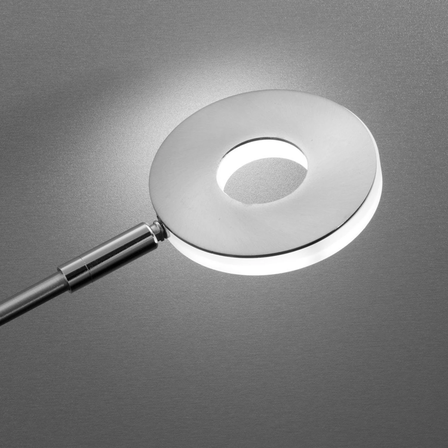 Lampadaire LED Dent, CCT, à 2 Lampes, Nickel - Image 8
