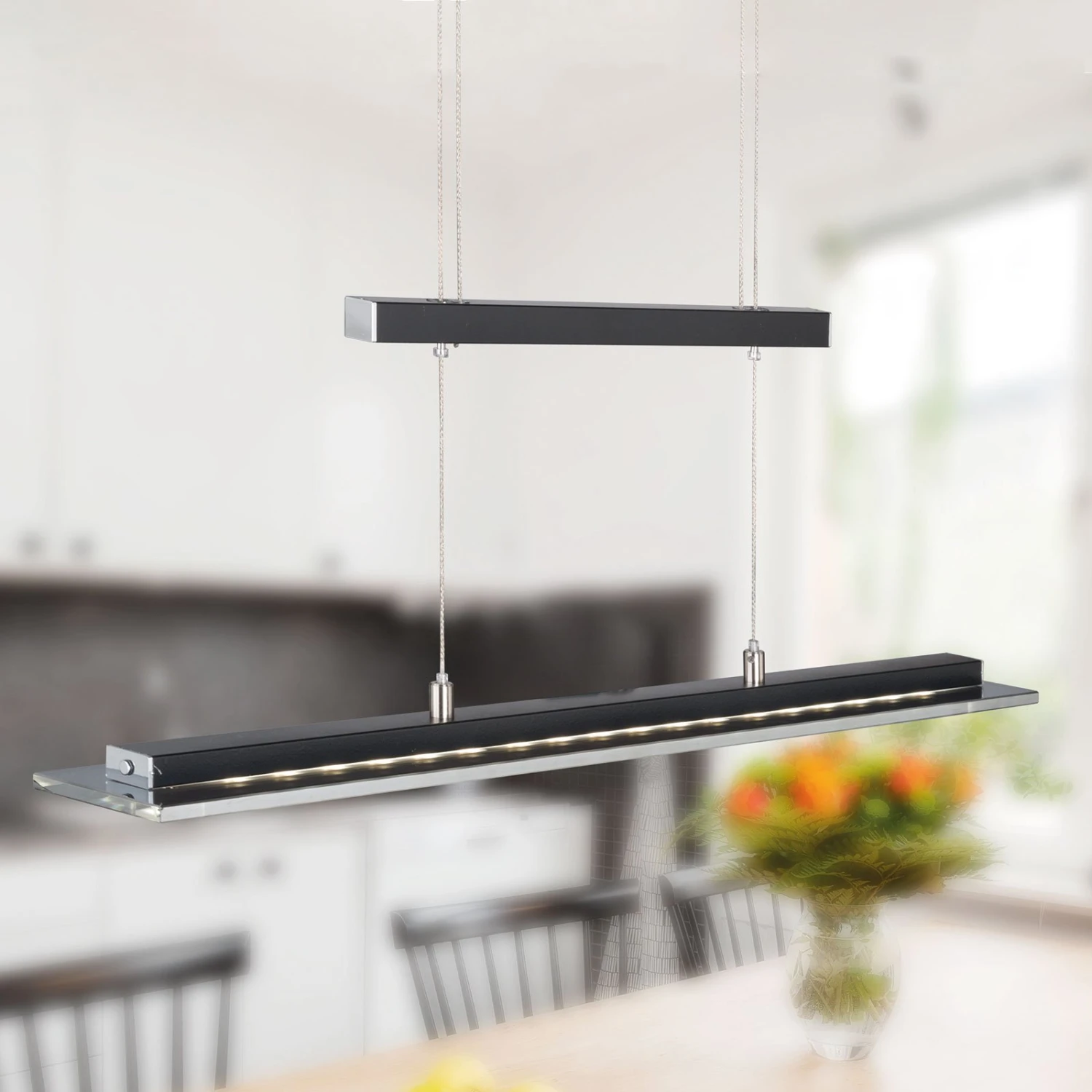 Suspension LED Tenso TW Variateur, Noire 88cm - Image 8