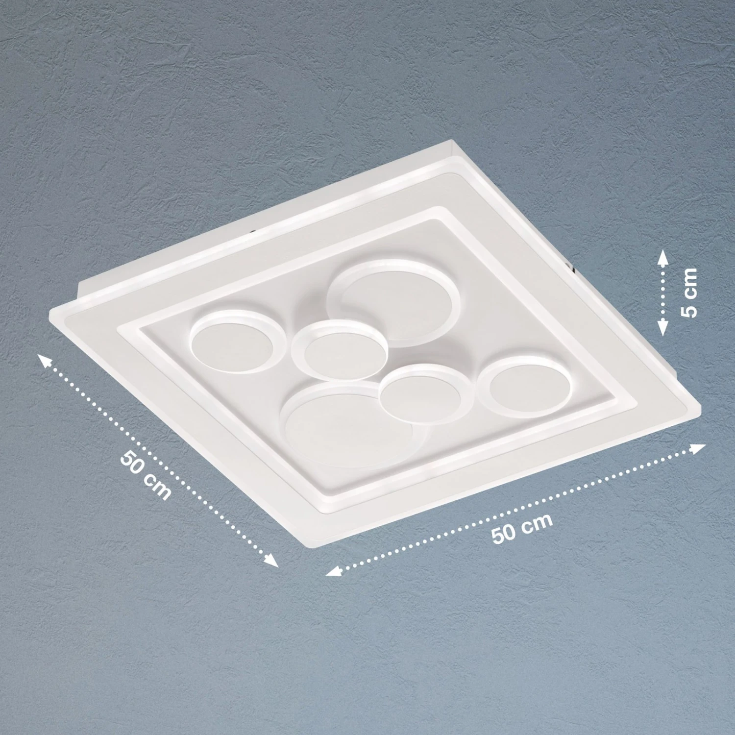 Plafonnier LED Ratio, Dimmable, Six Cercles - Image 17