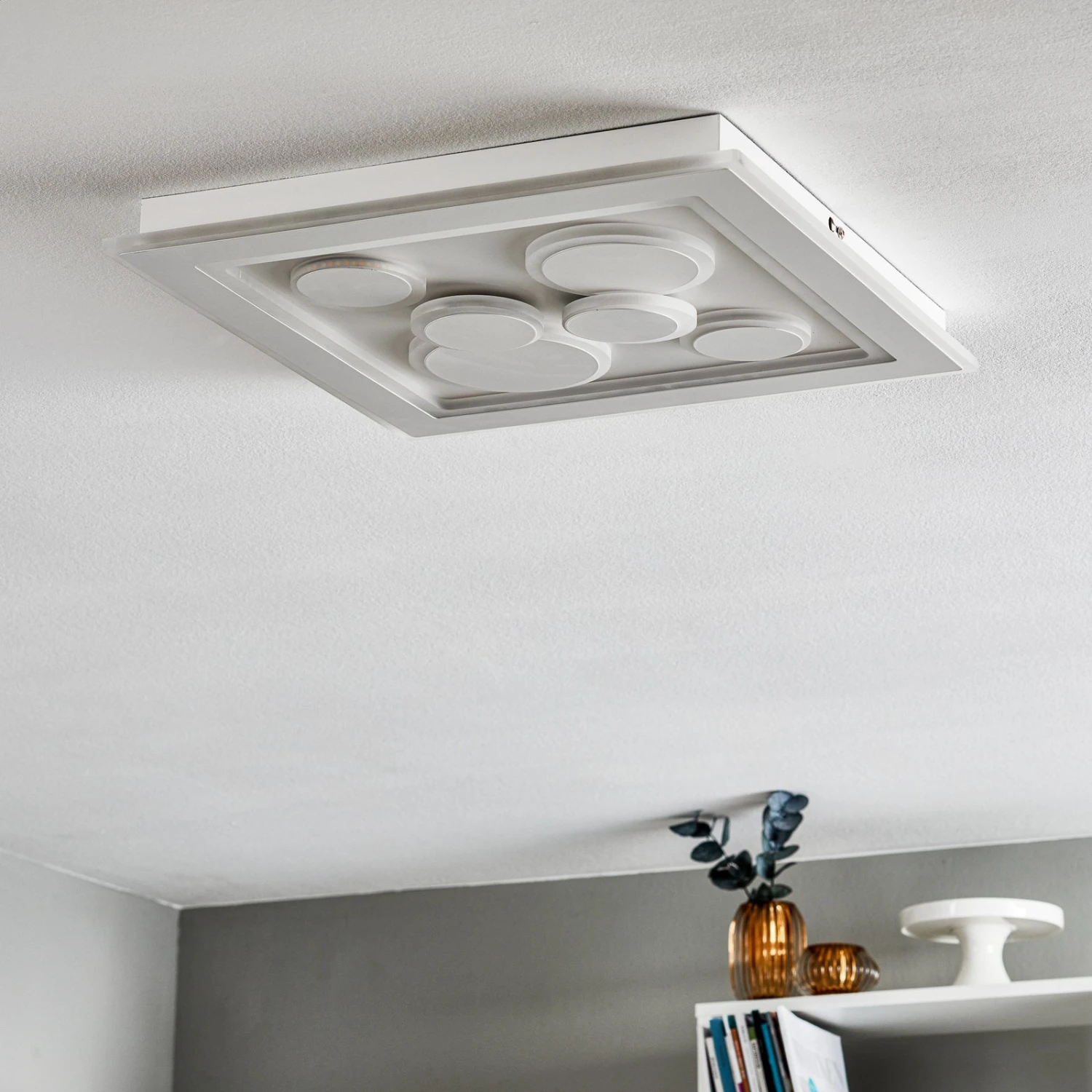 Plafonnier LED Ratio, Dimmable, Six Cercles - Image 3