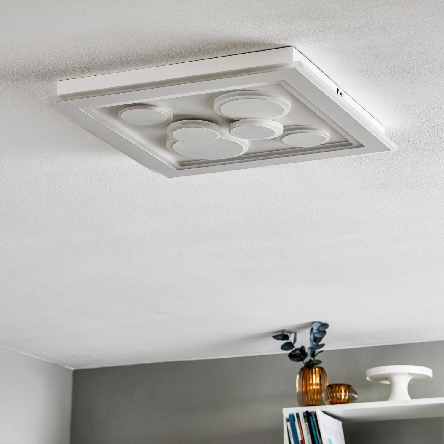 Plafonnier LED Ratio, Dimmable, Six Cercles - Image 4