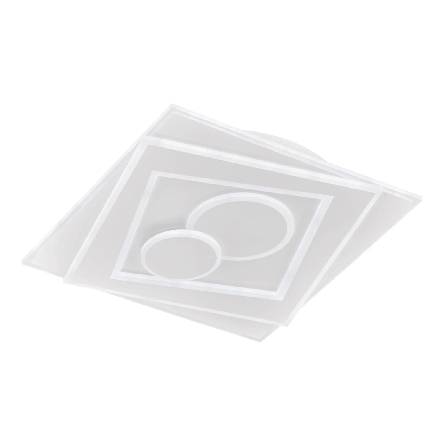 Plafonnier LED Ratio, Dimmable, Deux Cercles