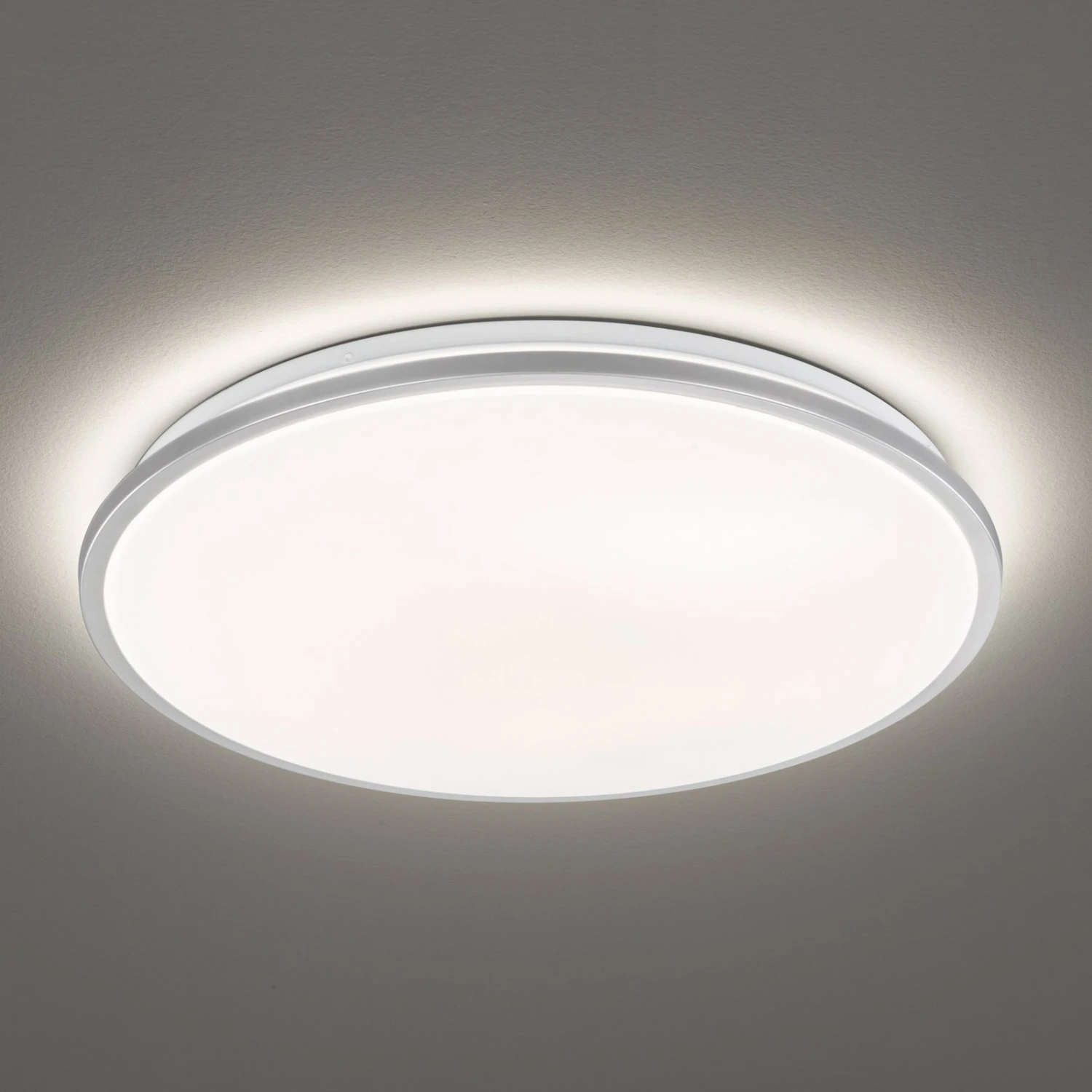 Plafonnier LED Jaso, Dimmable, Ø 40 cm, Argenté - Image 5