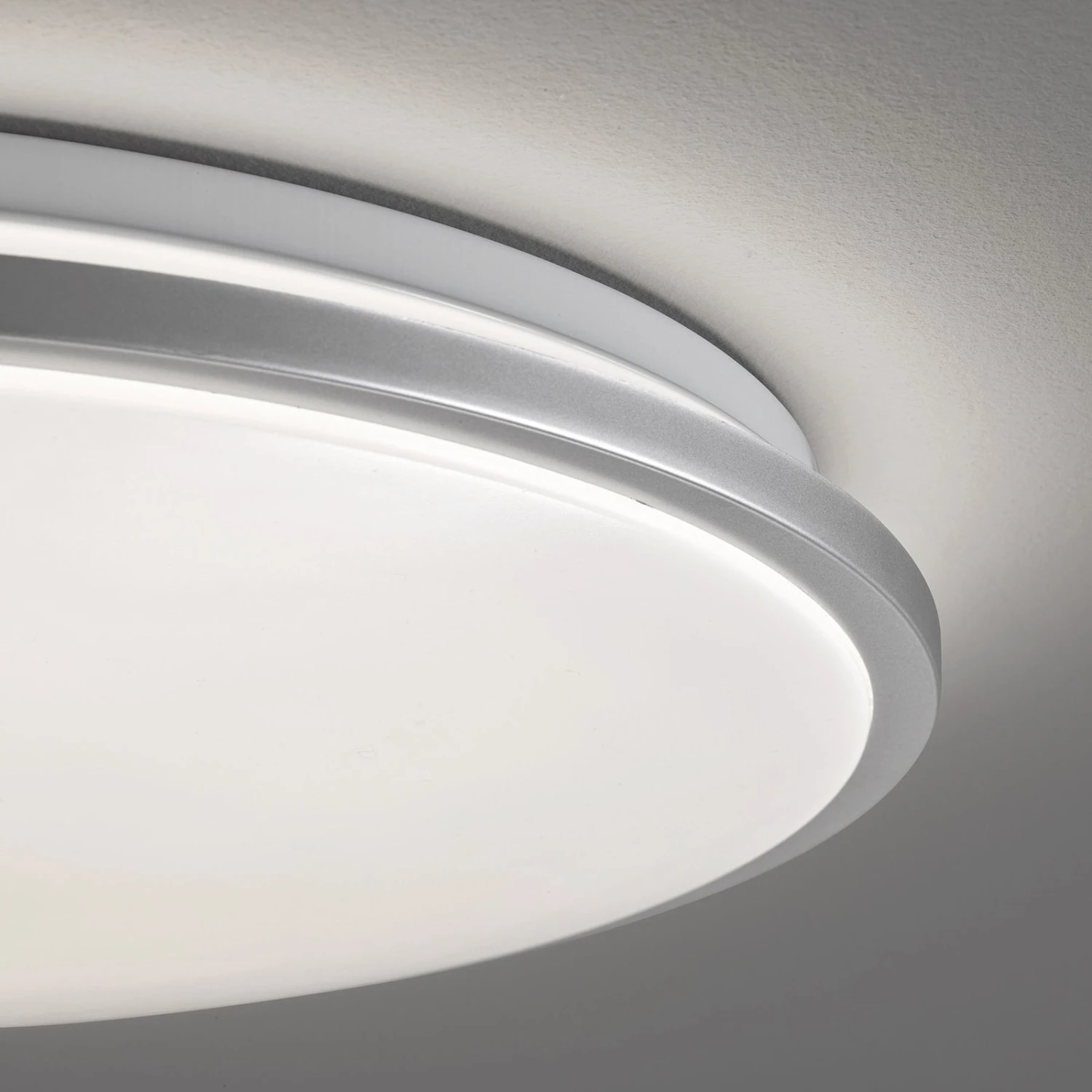 Plafonnier LED Jaso, Dimmable, Ø 40 cm, Argenté - Image 6