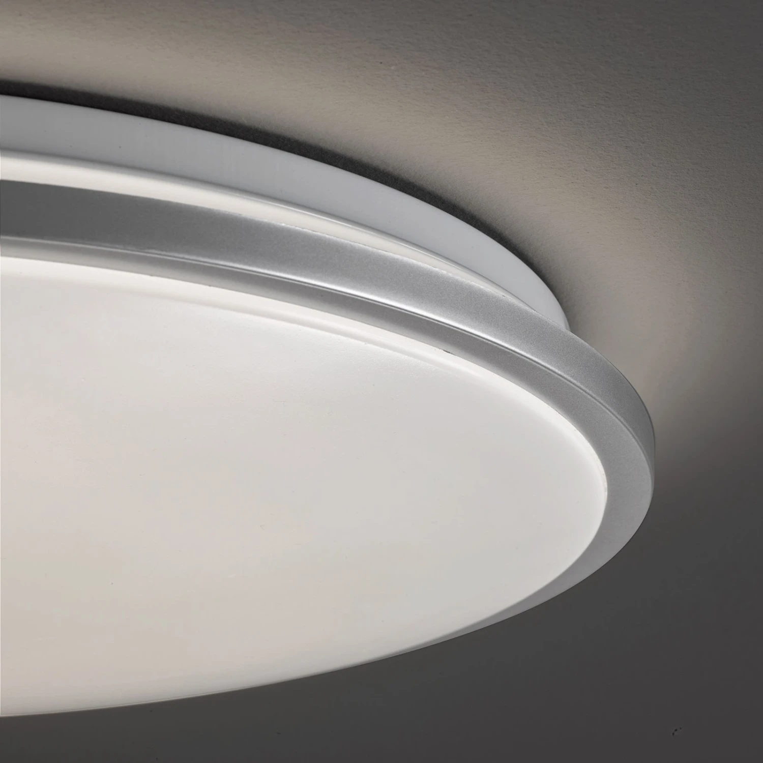 Plafonnier LED Jaso, Dimmable, Ø 40 cm, Argenté - Image 7