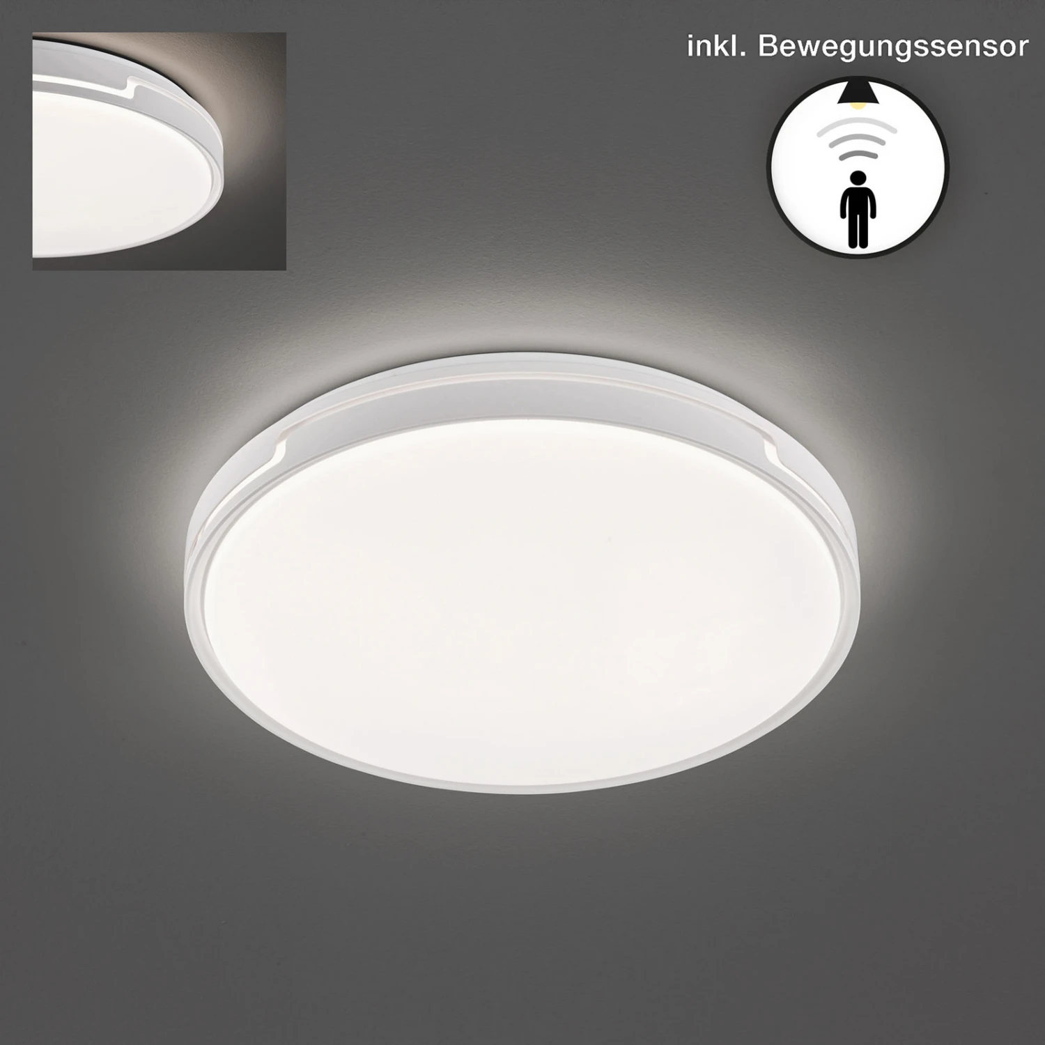 Plafonnier LED Tex BS Capteur De Mouvement Ø 49 cm - Image 5