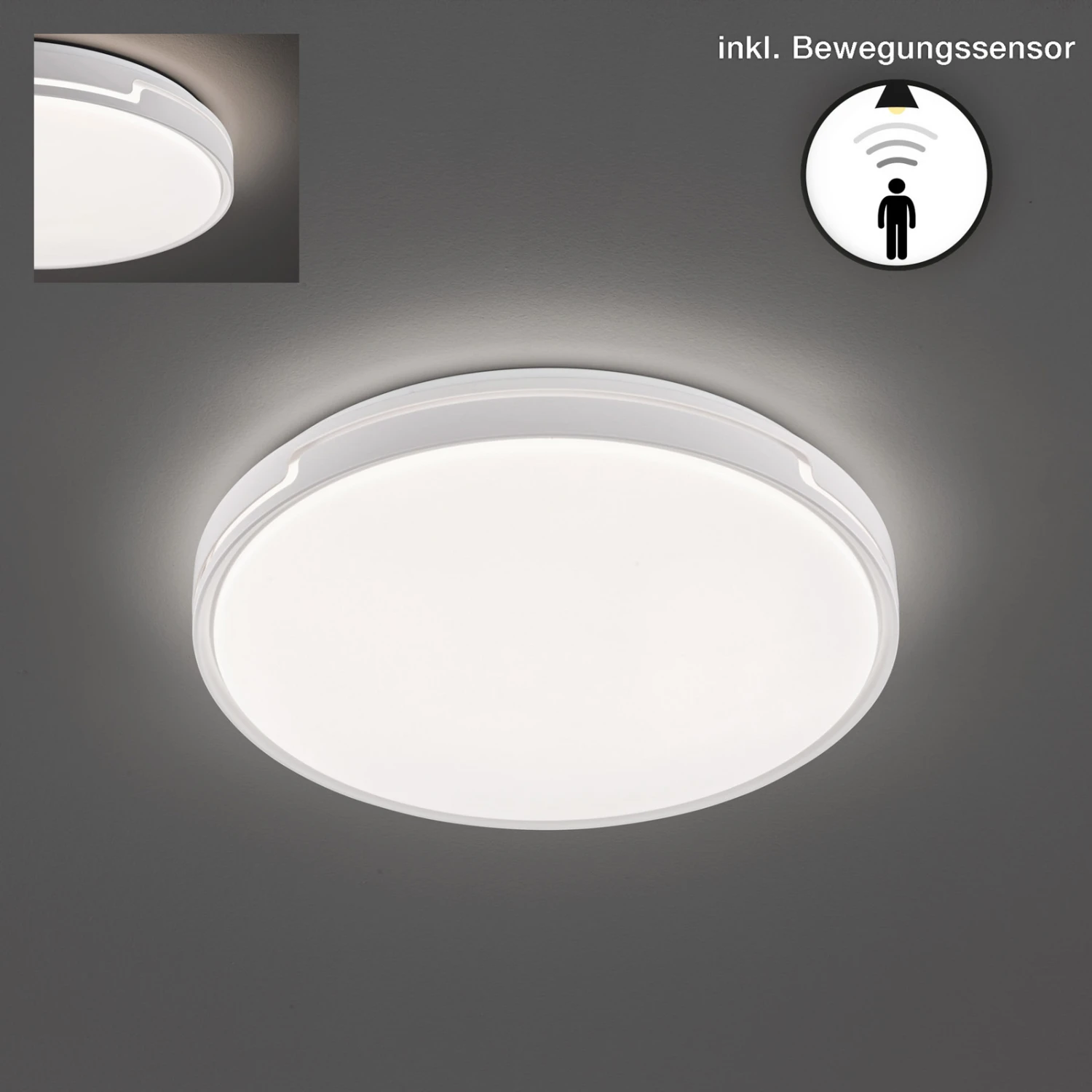 Plafonnier LED Tex BS Capteur De Mouvement Ø 49 cm - Image 9