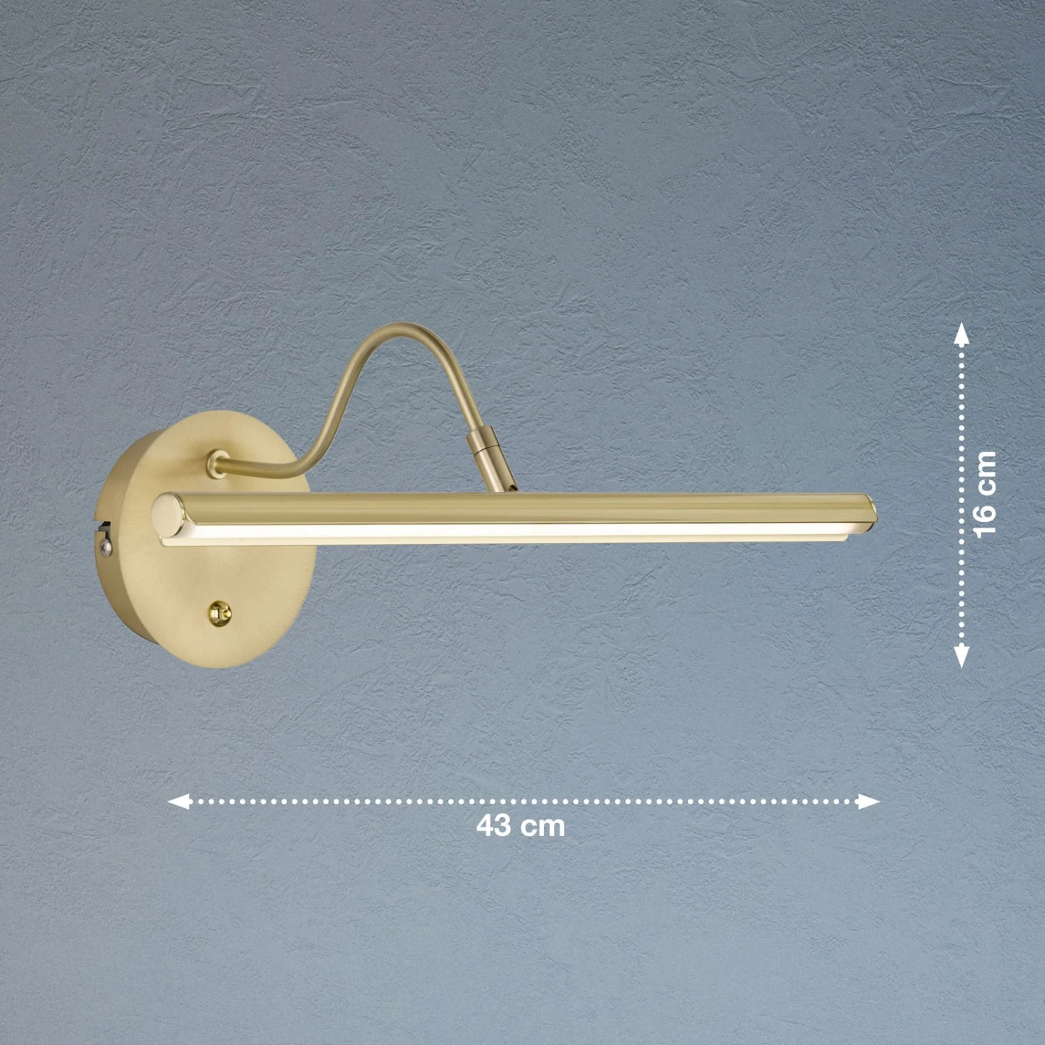 Applique LED Nami Avec Interrupteur, Laiton - Image 10