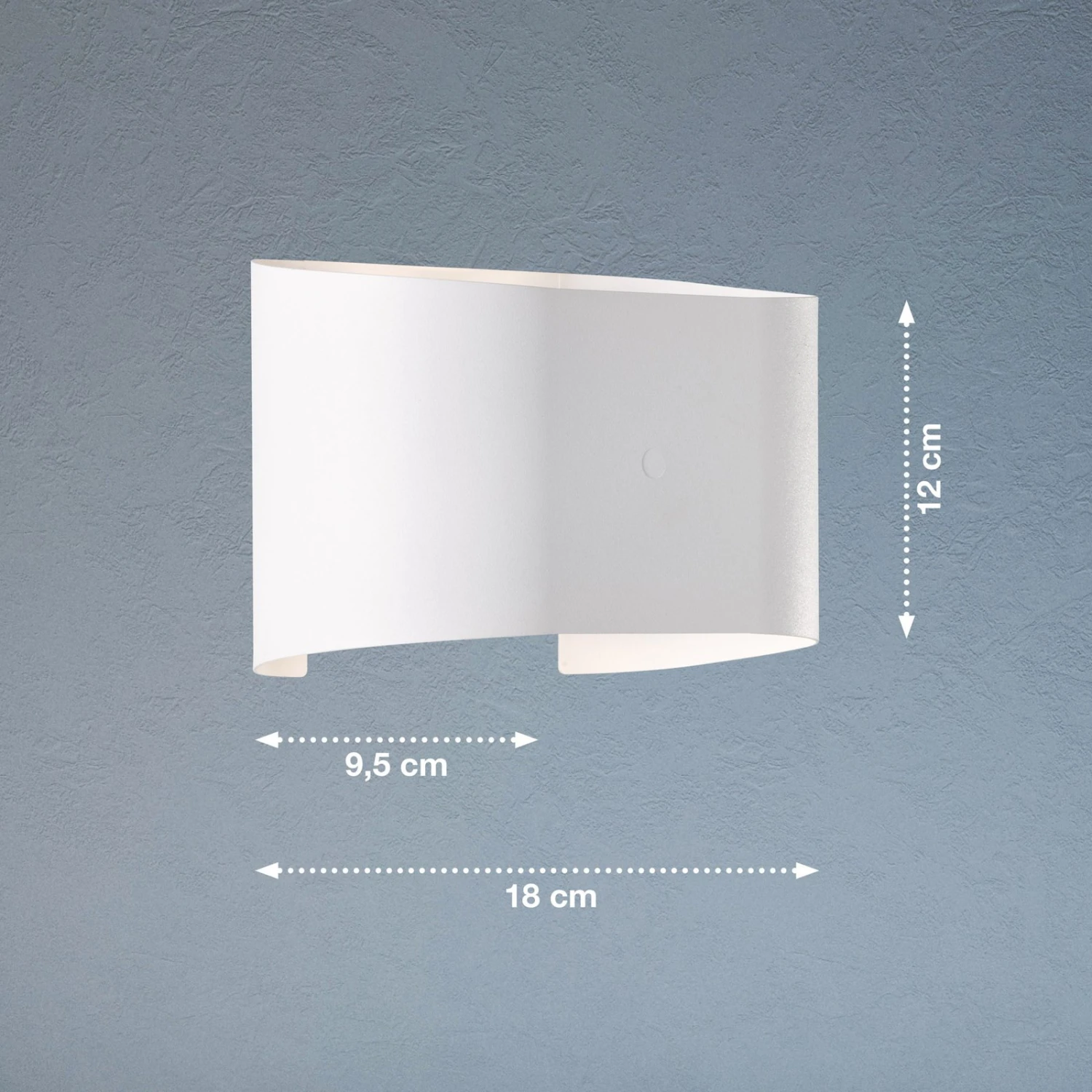 Applique LED Wall, Ã 2 Lampes, Ronde, Blanche - Image 9