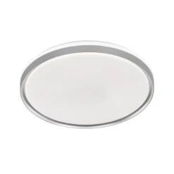 Plafonnier LED Jaso BS, Ø 39 cm, Argenté