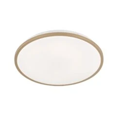 Plafonnier LED Jaso BS, Ø 39 cm, Doré