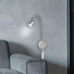 Applique LED Lovi Nickel Mat