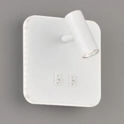 Applique LED Mila Avec 2 Interrupteurs, Blanche