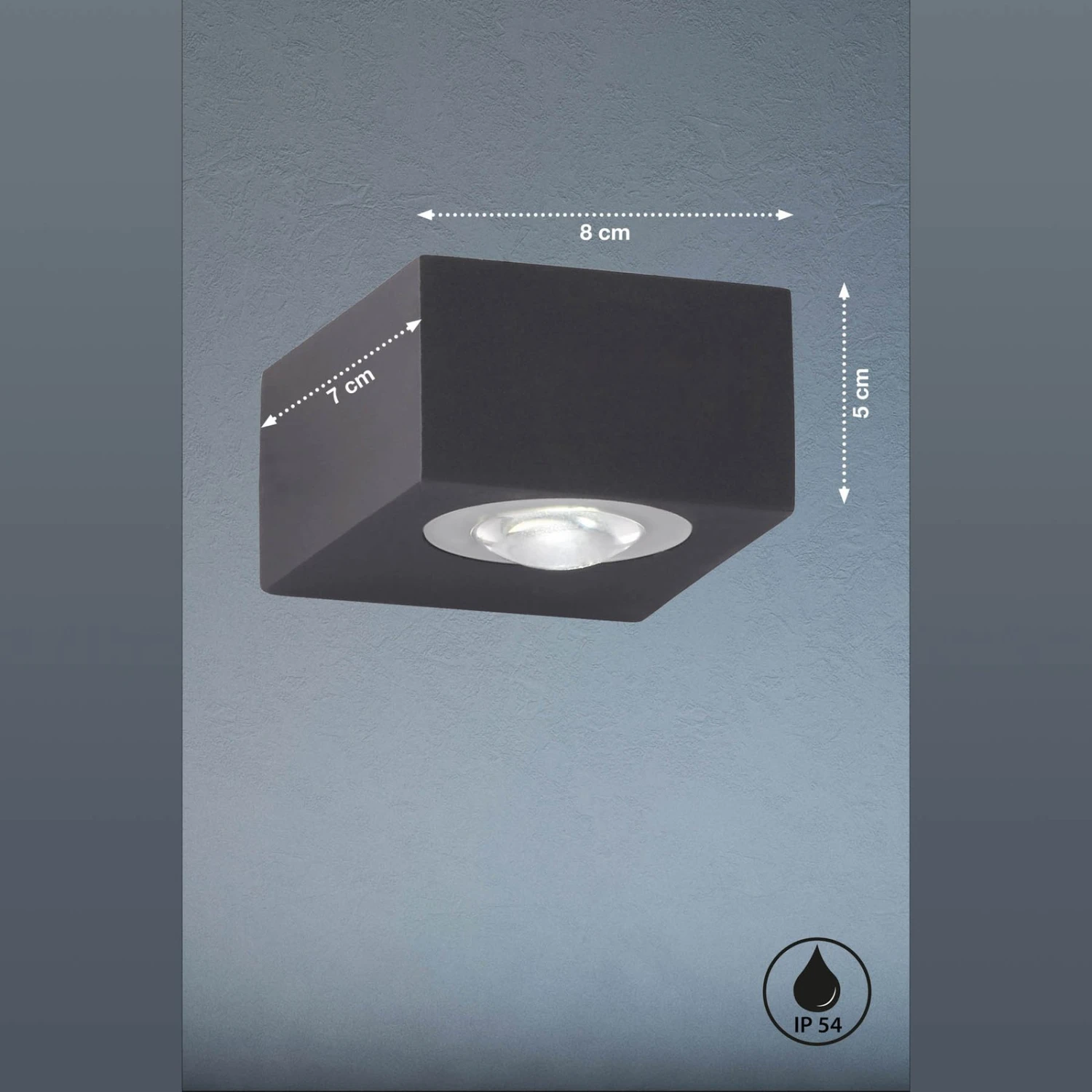 Applique D'extérieur LED Helsinki, Noire - Image 3