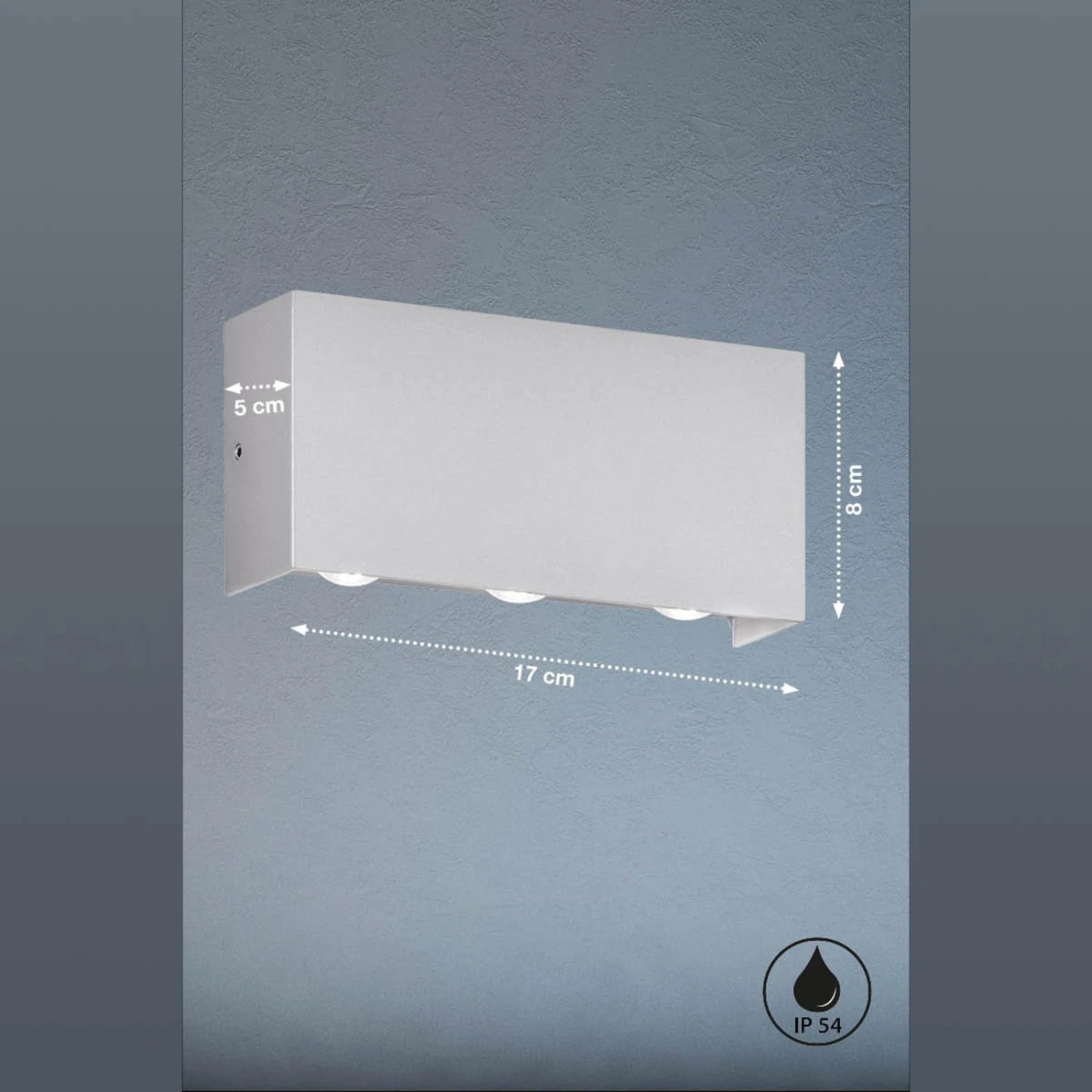 Applique D'extérieur LED Nairobi, Argentée - Image 4