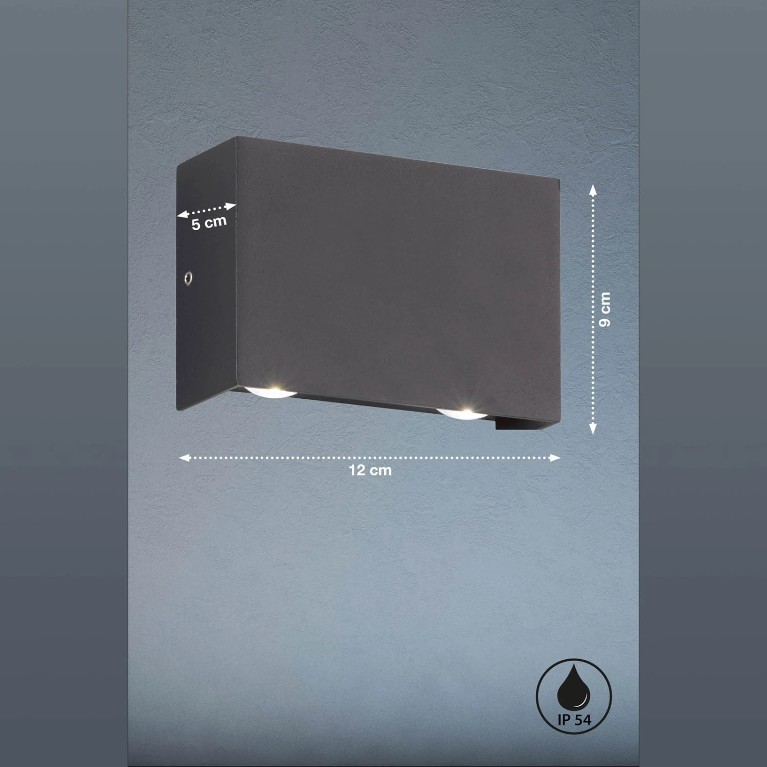 Applique D'extérieur LED Tokio Noire, 4 Lampes - Image 4