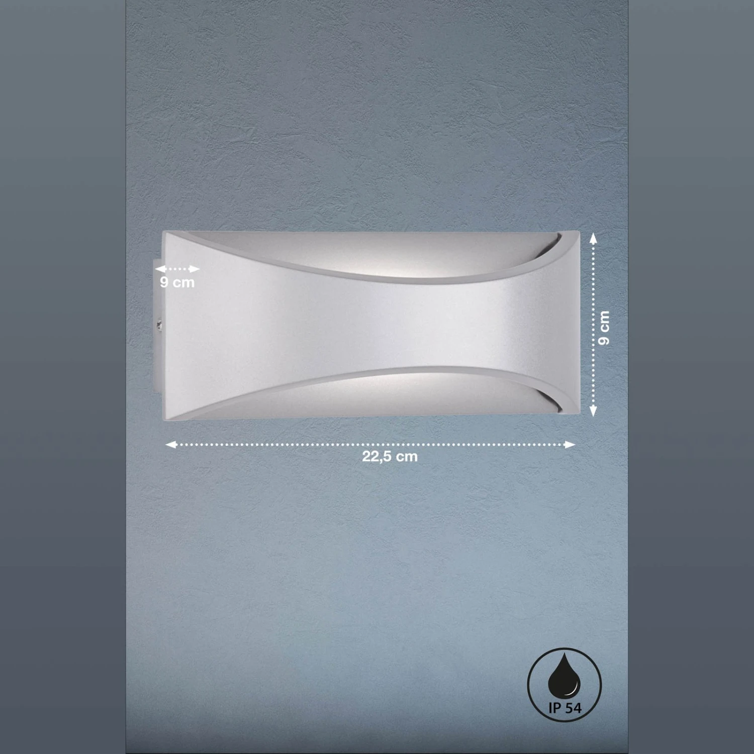 Applique D’extérieur LED Rio Up/down, Argentée - Image 4