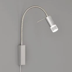 Applique LED River, Bras Flex, Abat-jour De Verre