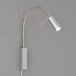 Applique LED River, Bras Flex, Métal Lisse