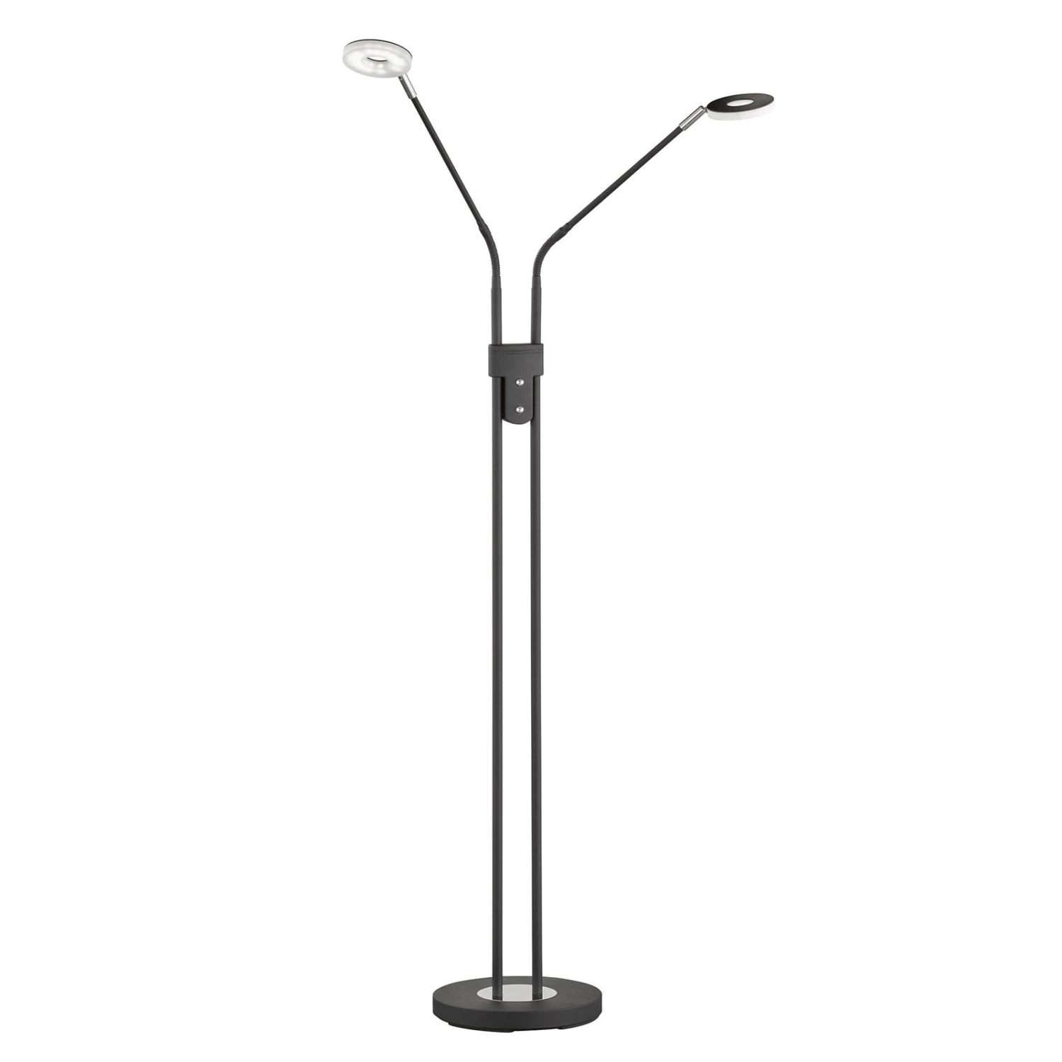 Lampadaire LED Dent, Dimmable, CCT, 2 X 6W Noir - Image 2