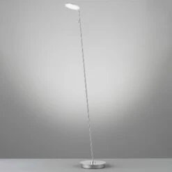 Lampadaire LED Dent, Dimmable, CCT, 1 X 8W Nickel