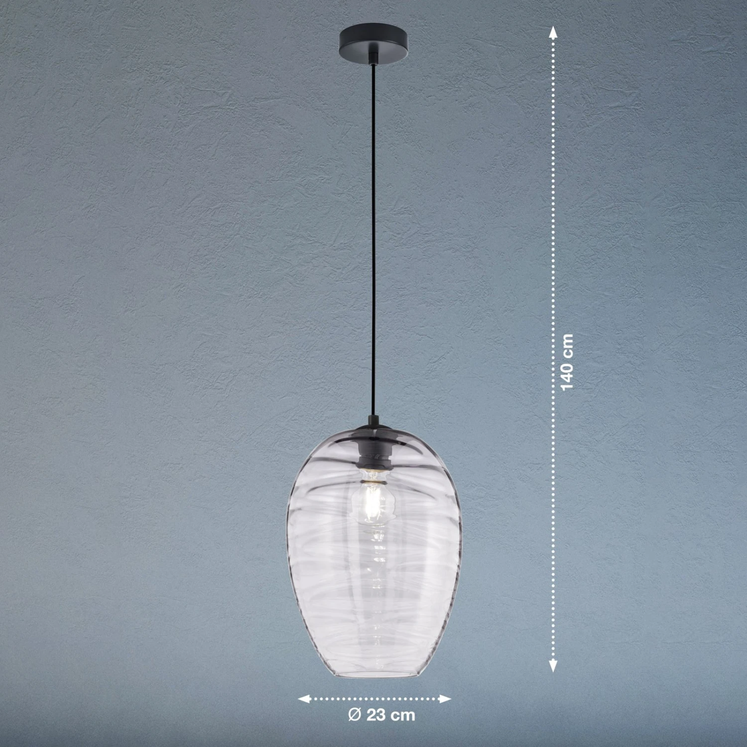 Suspension Gordes En Verre, En Forme De Cône - Image 5