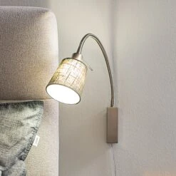 Applique Nuage En Lin, Nickel/gris