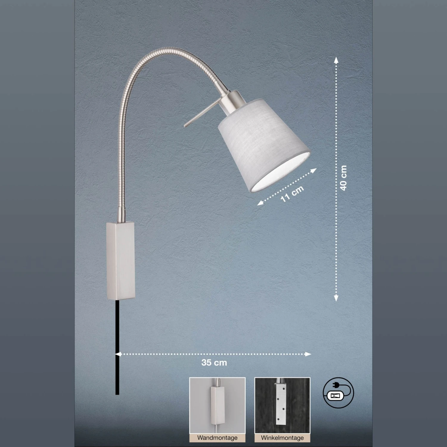 Applique Nuage En Chintz, Nickel/gris - Image 3