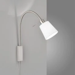 Applique Nuage En Chintz, Nickel/blanc