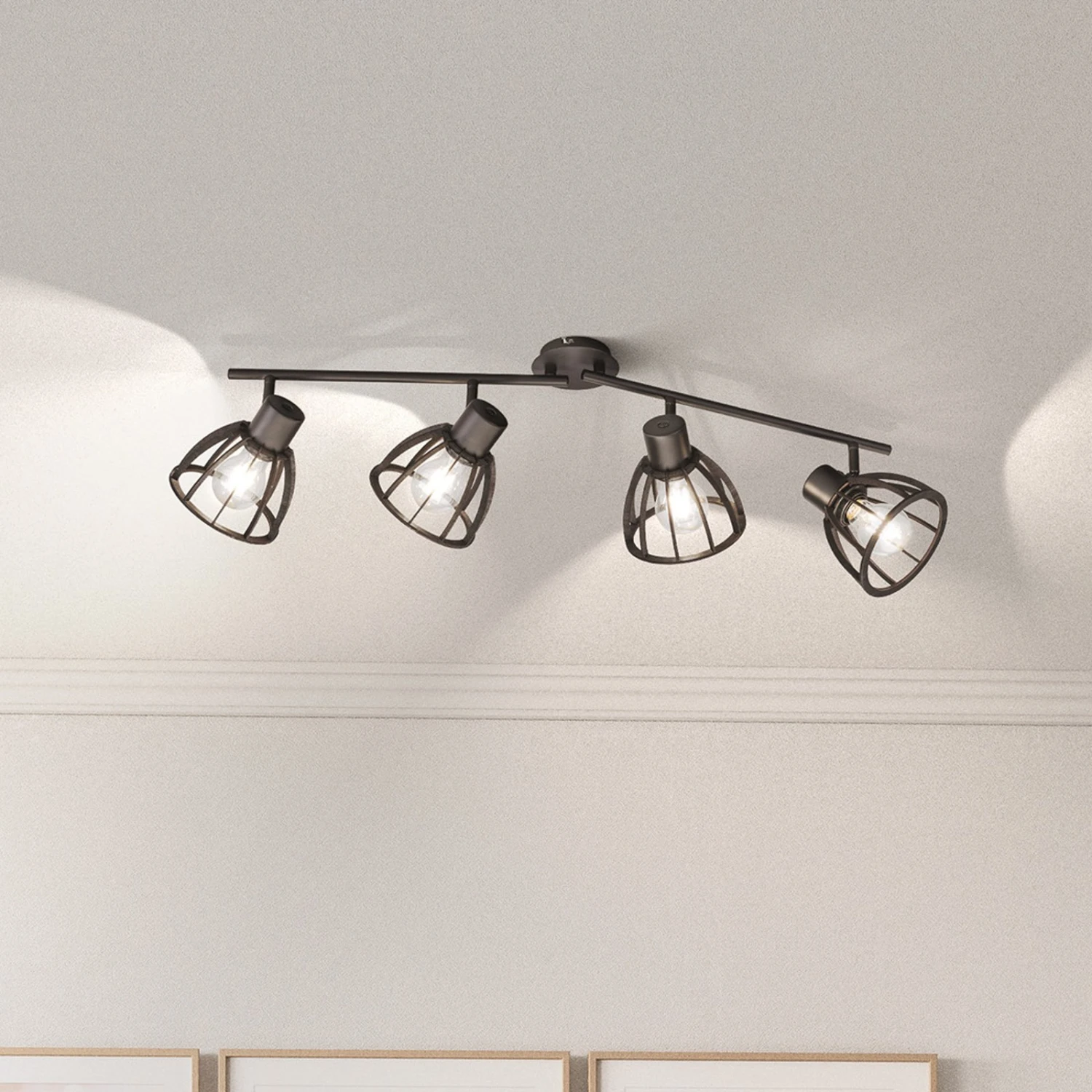 Plafonnier à Spots Tilda En Bois, à Quatre Lampes - Image 5